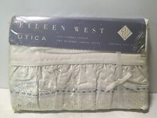 Eileen West Utica Eileen'sWhte  Lace Full Flat Sheet New picture