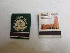 Two Matchbooks Vintage Grand Canyon & Hotel Monteleone Unstruck picture