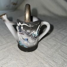 VTG Dragonware Japanese Moriage Miniature Watering Can with Raised Dragon 2 1/2