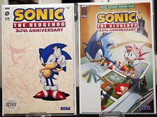 SONIC THE HEDGEHOG 30th ANNIVERSARY #1 IDW CONVENTION VARIANT & FCBD, NM/unread picture