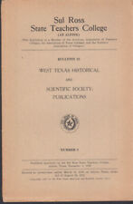 Sul Ross Teachers College W Texas Historical Scientific Society 1930 brands &c picture