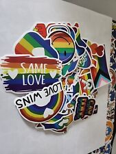 Gay Pride Random Lot Of 25 Stickers  picture