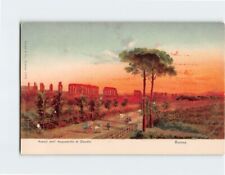 Postcard Remains of the Claudius Aqueduct Rome Italy picture