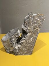 Large Crystalline Calcite Monument in Gray Limestone picture