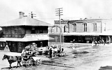 Railroad Train Station Depot Selma California CA Reprint Postcard picture