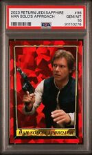 2022 Return of the Jedi Topps Sapphire #98 Han Solo's Approach PSA 10 picture