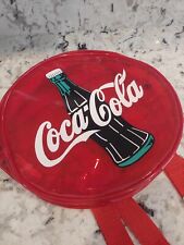 Coca-Cola 1990s Coke Transparent 10'' Round Mini Backpack Red Collectible picture
