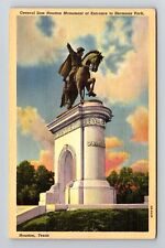 Houston TX-Texas, General Sam Houston Monument Vintage c1947 Souvenir Postcard picture