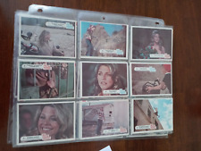 Bionic Woman Trading Cards - only 3 sheets...about 54 cards - 1976 - Great Shape picture