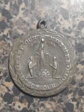 Vintage St. Christopher Mary Our Mother Protect Our Boys Medal  picture