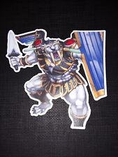 Yugioh Gladiator Beast Samnite Glossy Sticker Anime Appliances Walls Windows picture