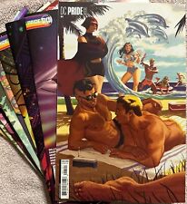 DC Pride 2024 & Variant Set Batman Flash Poison Ivy Nightwing BAGGED & BOARDED picture
