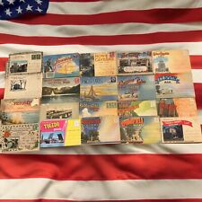 Antique & Vintage Postcard Folder USA Lot Of 20 Late 1800’s-1960’s See Pics picture