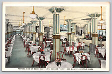 Seattle WA Washington - View of  Meves Cafeteria -  Postcard - circa 1920s picture