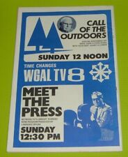 1971 WGAL TV AD HARRY ALLAMAN hosts CALL OF THE OUTDOORS 7 X 10 Lawrence Spivak picture