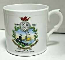MUSEUM PIECE PLANT TUSCAN CHINA KING GEORGE QUEEN MARY SILVER JUBILEE 1935 MUG picture