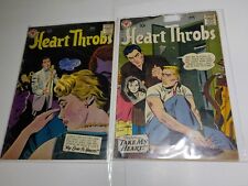 HEART THROBS #59 + #64 EARLY DC SILVER AGE ROMANCE (1959) LOT OF 2 COMICS picture