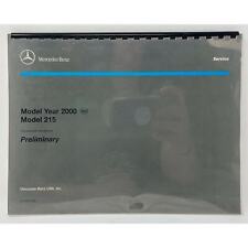 Mercedes Benz Service Manual Preliminary 2000 Model 215 picture