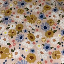 Target Pillowfort full flat floral bed sheet all cotton flowers Oeko- Tex VGC picture
