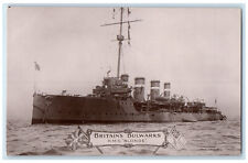 c1910 View of Britain's Bulwarks H.M.S Blonde UK Unposted RPPC Photo Postcard picture