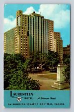 Montreal-Quebec, The Laurentien, Advertising, Antique Vintage c1960 Postcard picture