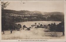 South Fairlee, VT RPPC Aloha Hive, Lake & Bungalows, Vermont Real Photo Postcard picture