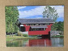 Postcard Middlebury IN Indiana Covered Bridge Das Dutchman Essenhaus Vintage PC picture