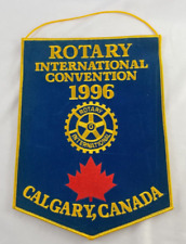 1996 Rotary International Convention Banner Flag (CALGARY, CANADA) picture