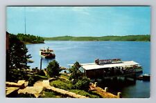 Lake Of The Ozarks MO-Missouri, Larry Don Boat Landing, Vintage Postcard picture