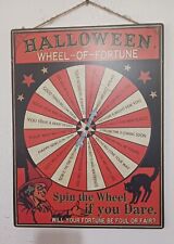 HALLOWEEN Decoration WITCH FORTUNE WHEEL GAME 17 INCHES picture