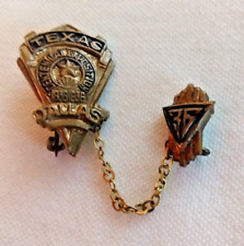 RARE 1836-1936 Texas Centennial Exposition Dallas Double Pins picture