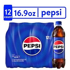 Pepsi Cola Soda Pop, 16.9 fl oz, 12 Pack Bottles picture