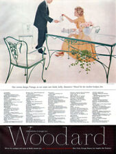 Woodard Wrought Iron Furniture VINTAGE DESIGN Stephen Colhoun 1959 Magazine Ad picture