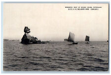 Matsushima Japan Postcard Wonderful Sight of Niojima Island c1910 Antique picture