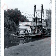 c1950s Dearborn, MI Henry Ford Suwanee Real Photo Steamer Boat Sternwheeler A45 picture