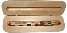 Multi Wood Color Roller Ball Pen in Maple Wood Box picture