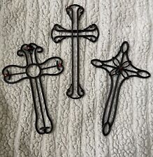 Metal Crosses, Set of 3 picture