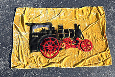 Antique Avery Steam Engine Tractor Felt Banner Sign Flag Hand Stitched RARE picture