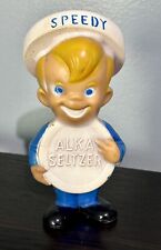 Speedy Alka Seltzer Bank Figural Display Rubber Promotional Advertising 60s Vtg picture