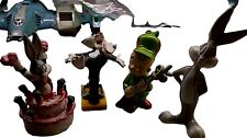 4 Vintage 1990 Looney Tunes Warner Bros Applause Toys SYLVESTER/ ELMER FUDD+more picture