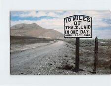 Postcard 10 Miles of Track Laid in One Day Brigham City Utah USA picture