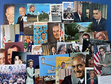 Large Lot 42 Patriotic Mixture Vintage Postcards. Presidents & Politicians picture