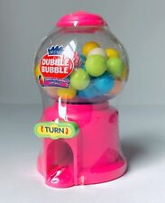 Vintage 2005 Kidsmania Hot Pink MINI GUMBALL MACHINE Container DOUBLE BUBBLE 5” picture
