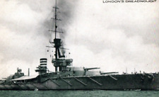 Royal Navy Dreadnought HMS Thunderer RPPC  Postcard c1910s picture