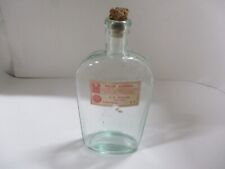 Vintage Blue Vitriol Glass Bottle Earlville NY picture
