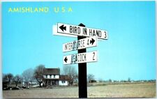 Postcard - Amishland, U.S.A - Dutch Country Road Signs picture