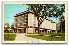 Ithaca NY New York John M. Olin Library Cornell University Chrome Postcard picture