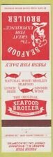 Matchbook Cover - Seafood Broiler Lakewood Tarzana Torrance CA picture