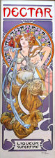 Alphonse Mucha Art Nouveau Liqueur Superfine Nectar Poster Art 63 x 21-1/4 picture