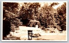 RPPC~Camden Maine~Bok Outdoor Amphitheater @ Daytime~PM 1937~Real Photo Postcard picture